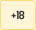 +18 warning icon